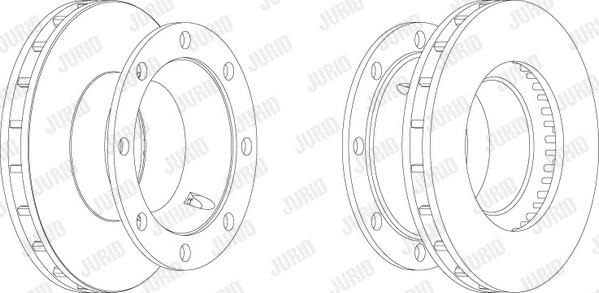 Jurid 569123J - Тормозной диск unicars.by