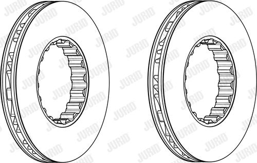 Jurid 569176J - Тормозной диск unicars.by