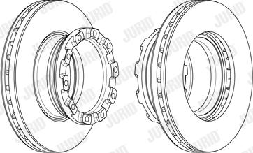 Jurid 569255J - Тормозной диск unicars.by