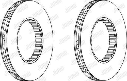 Jurid 569214J - Тормозной диск unicars.by