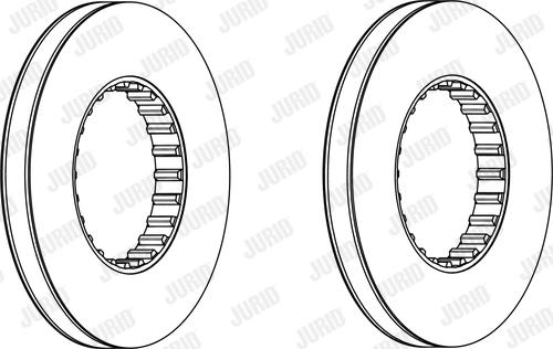 Jurid 569213J - Тормозной диск unicars.by