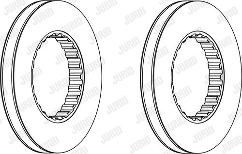 Jurid 569217J - Тормозной диск unicars.by