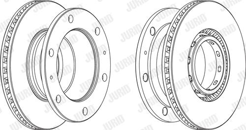 Jurid 569270J - Тормозной диск unicars.by