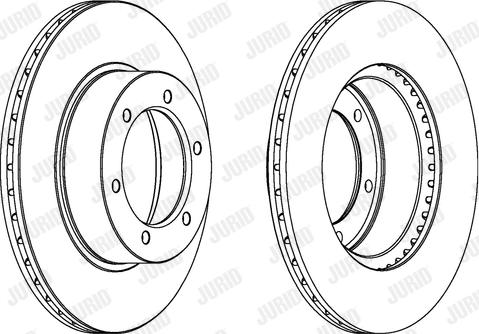 Jurid 561502JC-1 - Тормозной диск unicars.by