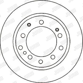 Jurid 561295J - Тормозной диск unicars.by