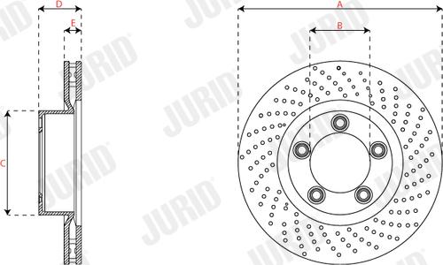 Jurid 563536JC-1 - Тормозной диск unicars.by