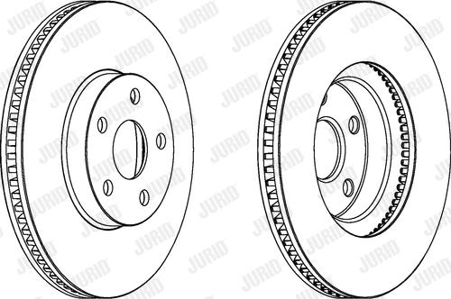 Roulunds Rubber D2505 - Тормозной диск unicars.by