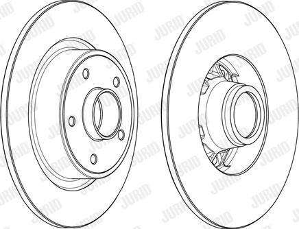 Jurid 563004J-1 - Тормозной диск unicars.by