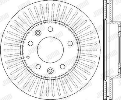 Jurid 562446J-1 - Тормозной диск unicars.by