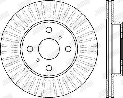 Jurid 562409JC-1 - Тормозной диск unicars.by