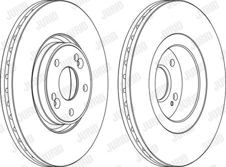 Jurid 562593JC - Тормозной диск unicars.by