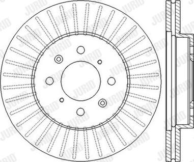 Jurid 562545J-1 - Тормозной диск unicars.by