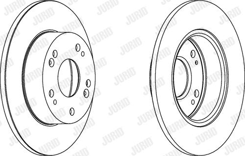 Jurid 562542JC - Тормозной диск unicars.by