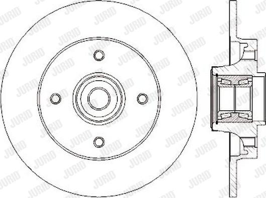 Jurid 562374JC-1 - Тормозной диск unicars.by