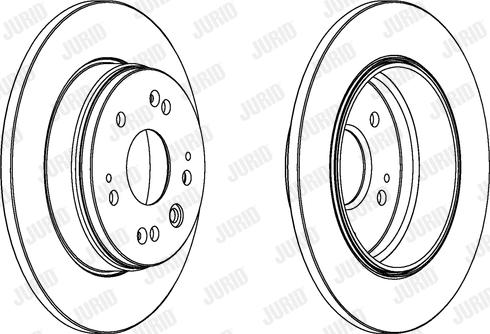 Jurid 562284J - Тормозной диск unicars.by