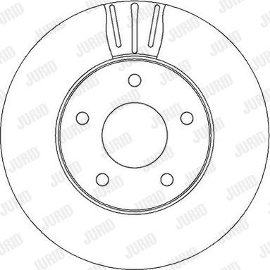 Jurid 562281J - Тормозной диск unicars.by