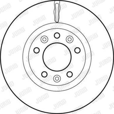 Jurid 562733JC - Тормозной диск unicars.by