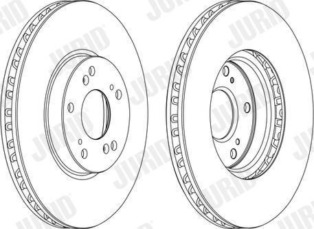 Jurid 562725JC-1 - Тормозной диск unicars.by