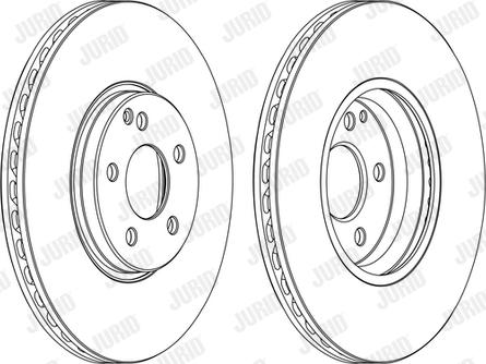 Jurid 562728JC - Тормозной диск unicars.by