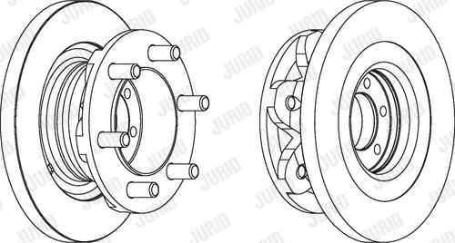 Jurid 567118J - Тормозной диск unicars.by