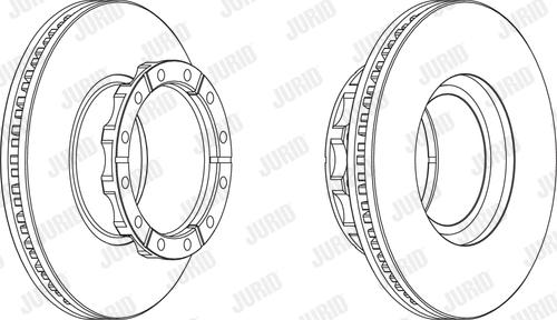 Jurid 567135J - Тормозной диск unicars.by