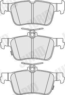 Jurid 574231J - Тормозные колодки, дисковые, комплект unicars.by