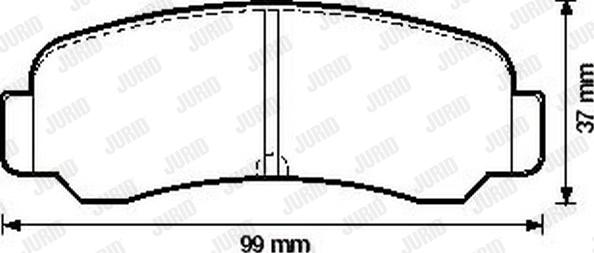 FTE BL2283A1 - Тормозные колодки, дисковые, комплект unicars.by