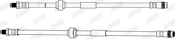 Jurid 173307J - Тормозной шланг unicars.by