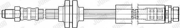 Jurid 172906J - Тормозной шланг unicars.by