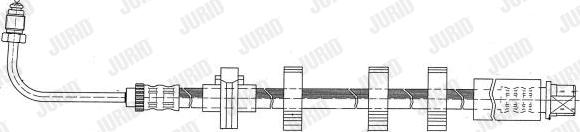 Jurid 172475J - Тормозной шланг unicars.by