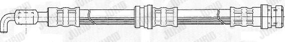 Jurid 172473J - Тормозной шланг unicars.by