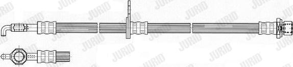 Jurid 172664J - Тормозной шланг unicars.by