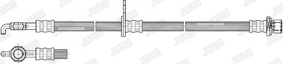 Jurid 172663J - Тормозной шланг unicars.by