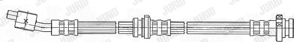 Jurid 172807J - Тормозной шланг unicars.by