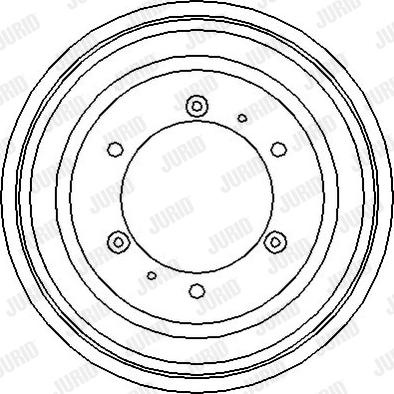 Jurid 329097J - Тормозной барабан unicars.by