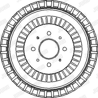 Jurid 329013J - Тормозной барабан unicars.by