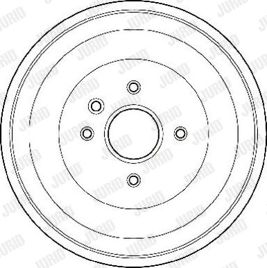 Jurid 329028J - Тормозной барабан unicars.by