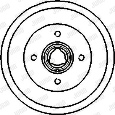 Jurid 329126J - Тормозной барабан unicars.by