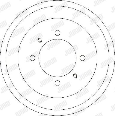 Jurid 329302J - Тормозной барабан unicars.by