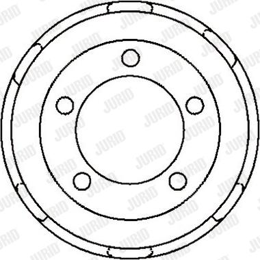 Jurid 329258J - Тормозной барабан unicars.by