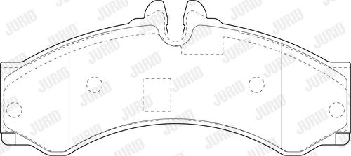 Jurid 2915309560 - Тормозные колодки, дисковые, комплект unicars.by