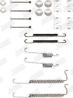 Jurid 771068J - Комплектующие, барабанный тормозной механизм unicars.by