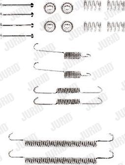 Jurid 771285J - Комплектующие, барабанный тормозной механизм unicars.by