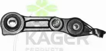 Kager 870802 - Сайлентблок, рычаг подвески колеса unicars.by