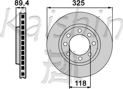 BENDIX 141829 - Тормозной диск unicars.by