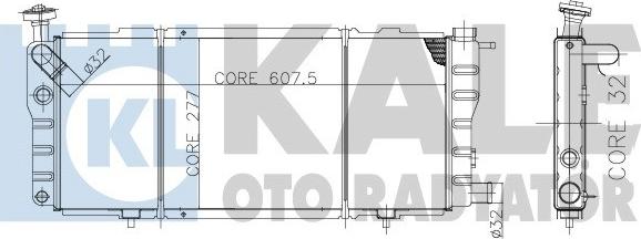 KALE OTO RADYATÖR 137800 - Радиатор, охлаждение двигателя unicars.by