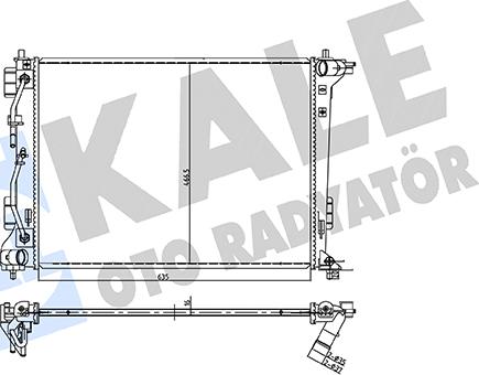KALE OTO RADYATÖR 361980 - Радиатор, охлаждение двигателя unicars.by