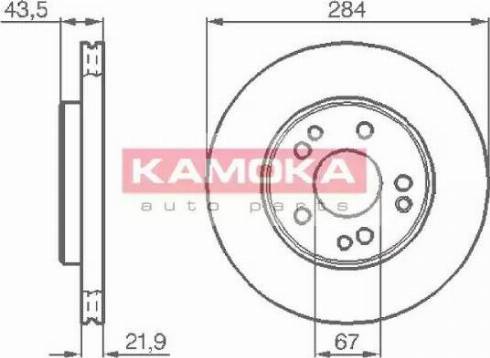 Kamoka 103362 - Тормозной диск unicars.by