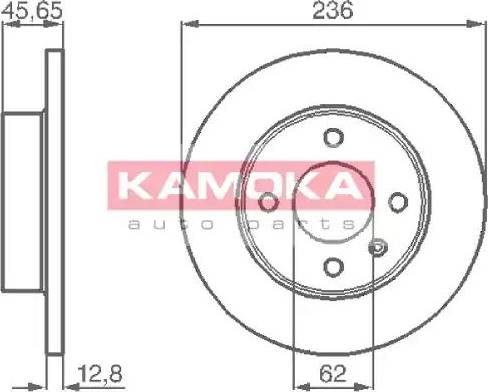 Kamoka 103718 - Тормозной диск unicars.by