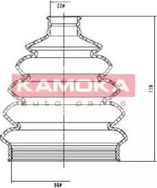 Kamoka 1146680 - Пыльник, приводной вал unicars.by